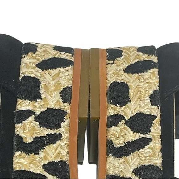 VINCE CAMUTO KELLIA LEOPARD PRINT PLATFORM ESPADRILLE SANDALS SZ 7.5 MED EUC - Picture 15 of 15